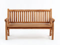 Banc de jardin - Bois - 150x58x91 cm - Miel - Classique
