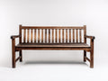Banc de jardin - Bois - 145x55x84 cm - Brun vieilli - Rustique
