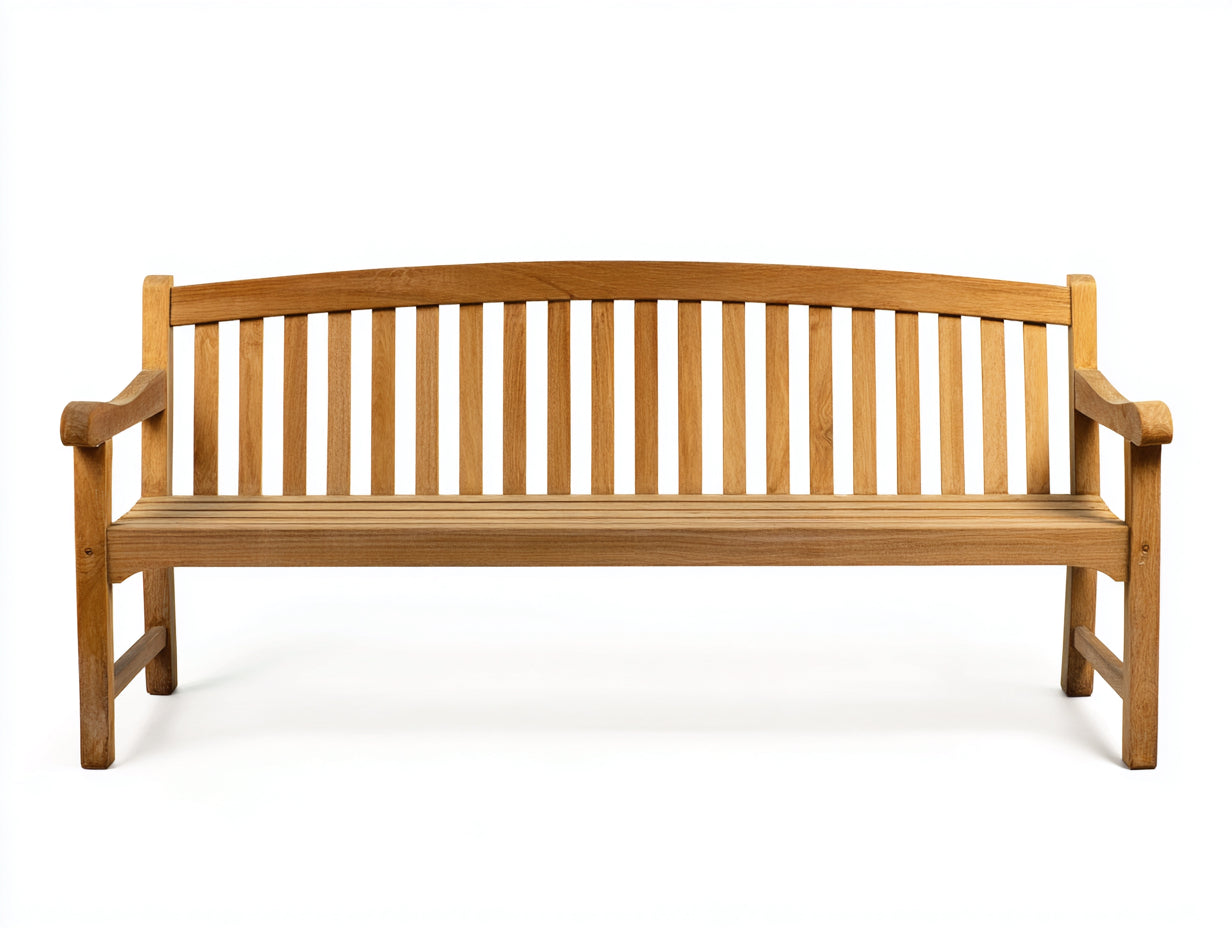 Banc de jardin - Bois - 175x60x93 cm - Miel - Classique
