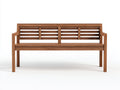 Banc de jardin - Bois - 160x56x84 cm - Brun naturel - Moderne